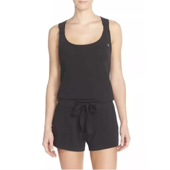 Lole Pants - Lolë Romper Medium Jamilla Racerback Black Shorts